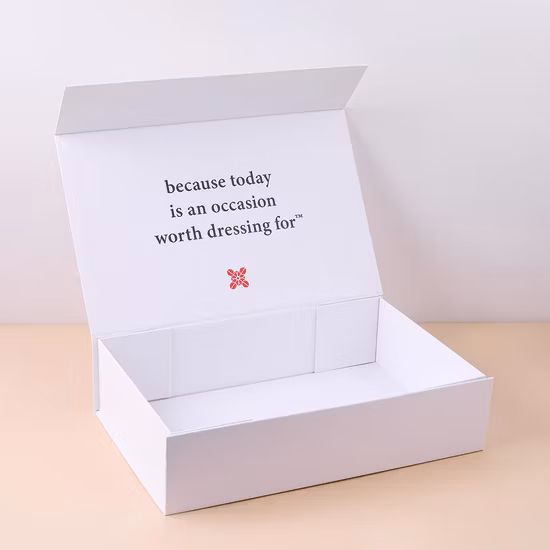 Hot Style Customized Folding Magnet Clamshell Packaging Box Bag Cosmetic Birthday Gift Box