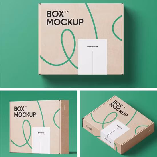 Custom Logo Foldable Biodegradable 3-Ply E-Flute Corrugated Cardboard Kraft Paper Clothes Shoes Jewelry Packaging/ Shipping/ Packing Mailer Gift Carton Box