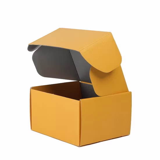 Custom Logo Foldable Biodegradable 3-Ply E-Flute Corrugated Cardboard Kraft Paper Clothes Shoes Jewelry Packaging/ Shipping/ Packing Mailer Gift Carton Box