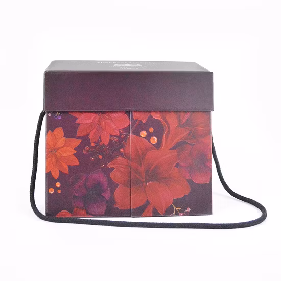 Custom Magnetic Closure Matt Lamination Folding Paper Gift Box with Glossy Black UV Coating Logo Folded Packaging Storage Boxes Cardboard Shipping Box